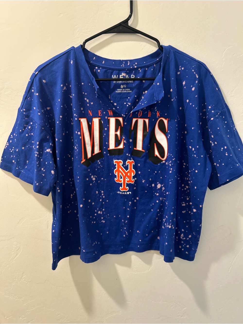 New York Mets Blue Graphic Short-Sleeve Tee- NWOT